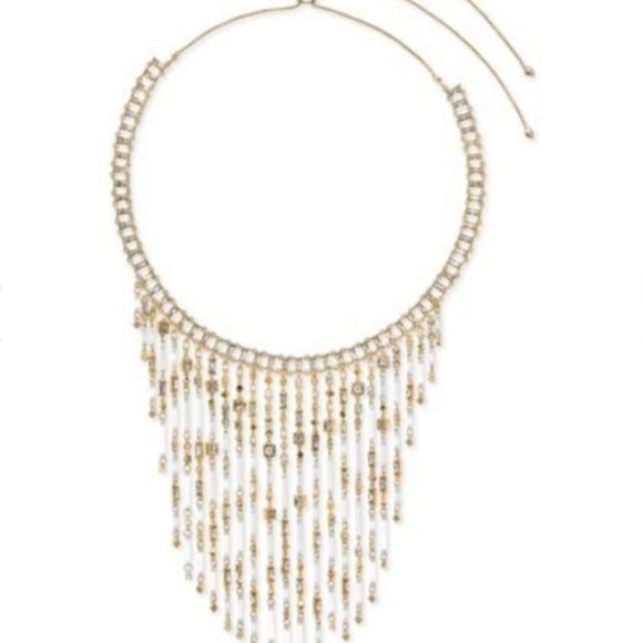 Kendra Scott Jewelry - Kendra Scott Maxen Gold Statement Necklace in Smoky Mix